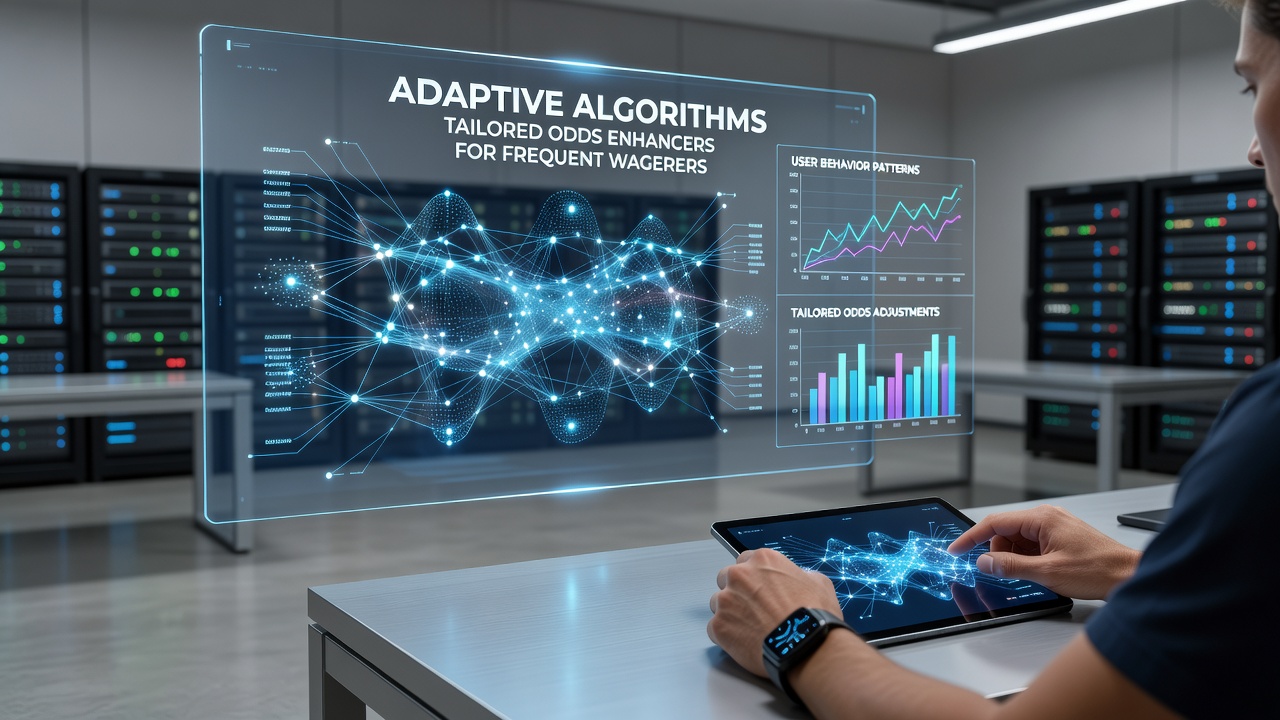 Visual representation of machine learning models analyzing betting patterns for odds personalization