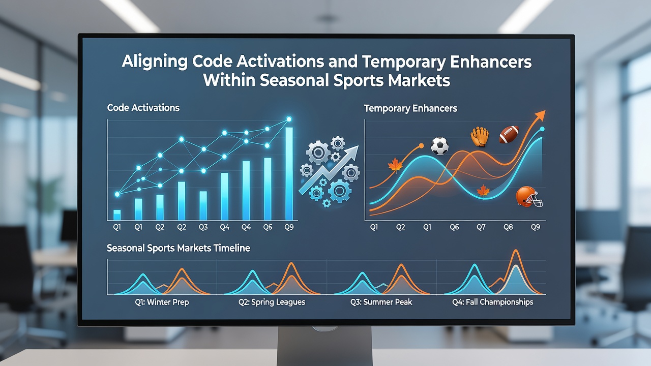 Diagram showing temporary enhancer timelines synced with seasonal code activations