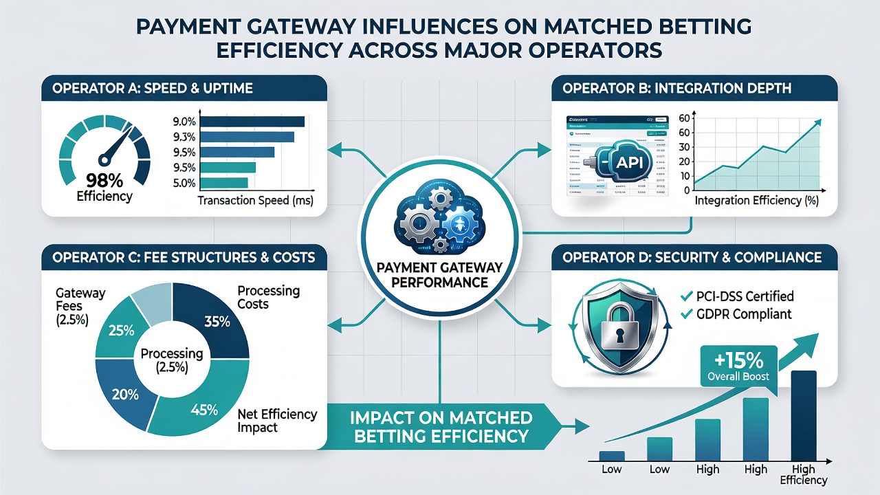 Comparison chart of transaction times across popular betting payment methods