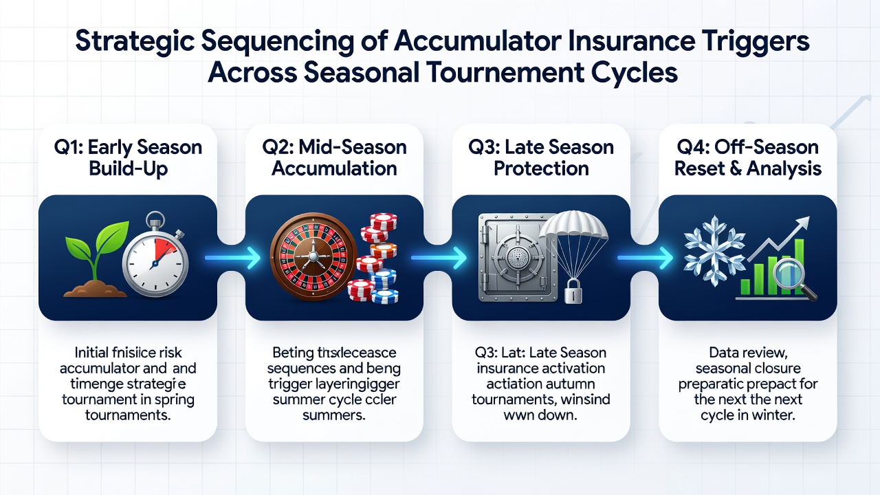 Timeline graphic illustrating insurance trigger activation points across football, tennis, and rugby seasons with July 2026 highlighted